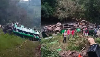 Aksident tragjik në Meksikë, autobusi del nga rruga dhe bie në përrua, 10 viktima dhe dhjetëra të plagosur
