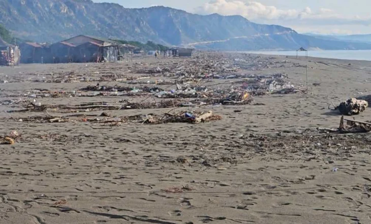 Alarm mjedisor në Shkodër/ Bregdeti i Velipojës, mbushet me tonelata mbetje plastike