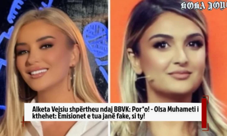 Alketa Vejsiu shpërtheu ndaj BBVK: Por*o! – Olsa Muhameti i kthehet: Emisionet e tua janë fake