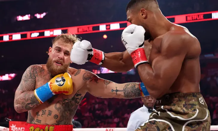 Anthony Joshua përmbush misionin, fiton me KO në raundin e gjashtë ndaj Jake Paul