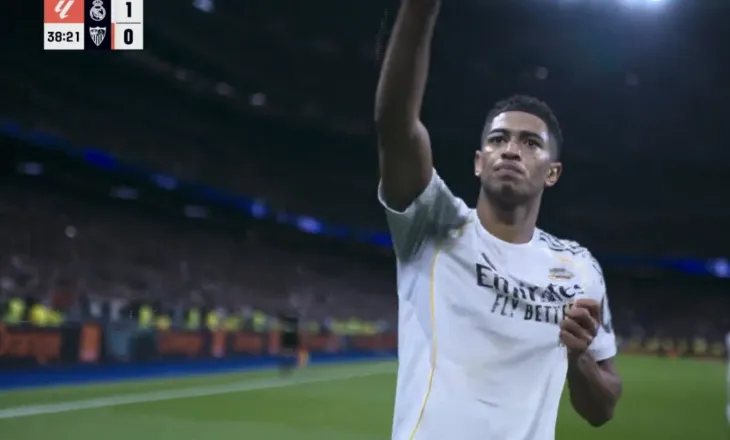 Arsenal i falet një penalltie, Bellingham nderon Real Madridin. PSG bën detyrën (video)