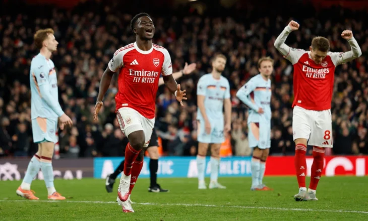 Arsenal i përgjigjet Man.City, “thyen” 2-0 Brentford në derbi, Arteta: Nuk ishte e lehtë