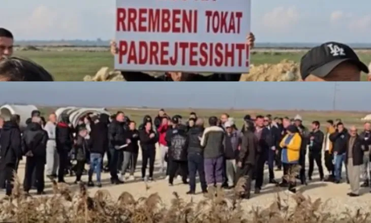 Banorët e Levanit në protestë, thirrje SPAK-ut: Salillari na rrëmbeu tokat, do shkojmë drejt vetëgjyqësisë
