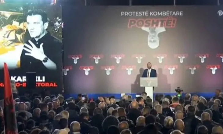 Bardhi fjalim në protestën kombetarë: Ramës i ka ardhur fundi, banda kriminale që qëndrojnë pas tyre duan që ne të heshtim