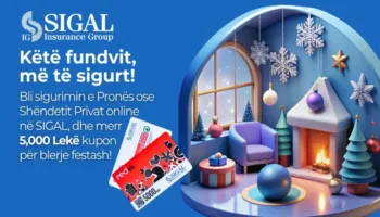 Blerjet online në SIGAL ju sjellin një dhuratë për festat e fundvitit