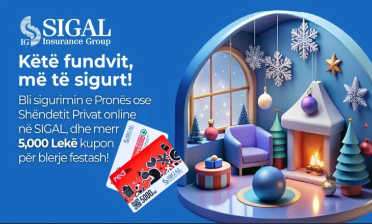 Blerjet online në SIGAL ju sjellin një dhuratë për festat e fundvitit
