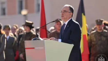 Ceremonia e betimit të studentëve në Akademinë e Forcave të Armatosura, Begaj: Uniforma që vishni sot është simbol nderi, përgjegjësie dhe dinjiteti