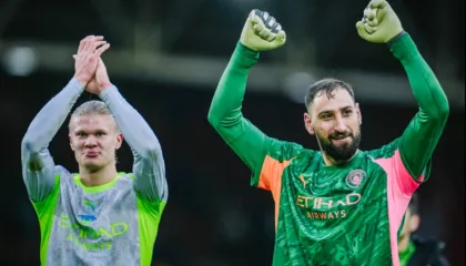 Dhurata e bukur që bënë futbollistët e Man. City për tifozët e tyre në ndeshjen e fundit të vitit (video)