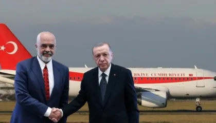 Dhurata e çuditshme/ Erdogan i fal Edi Ramës një avion Airbus