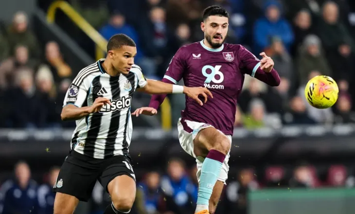 Dhuroi një asist me kokë, notë pozitive për Brojën, “bomberi” kuqezi fiton Burnley (VIDEO)