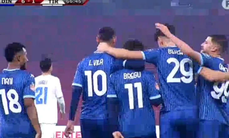 Dinamoja ia bën 6-2 Tiranës, “nëndetësja” turpëron bardheblutë