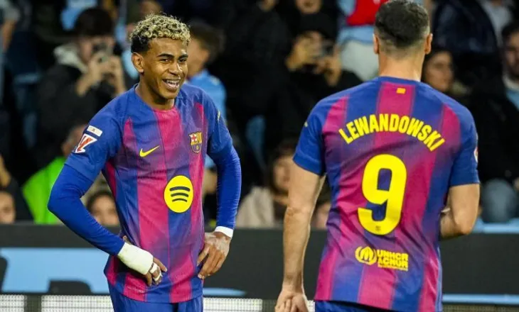 Dy lojtarë të Barçës dhe një ish plotësojnë podiumin e fanellave më të shitura në vitin 2025