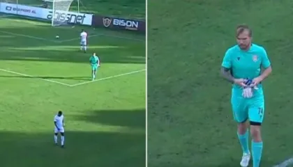 E pazakontë në Superiore/ Portieri braktis ekipin, largohet në mes të ndeshjes