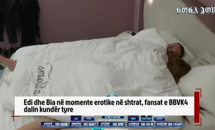 Edi dhe Bia në momente erotike në shtrat, fansat e BBVK4 dalin kundër tyre