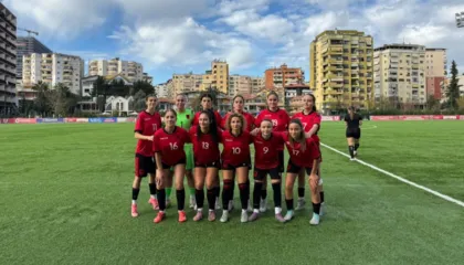 Ekipet kombëtare të vajzave, aksion edhe në muajin dhjetor