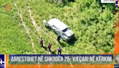 EMRI+VIDEO – Policia e Shkodrës arreston 25- vjeçarin e shpallur në kërkim për vjedhje dhe armëmbajtje pa leje