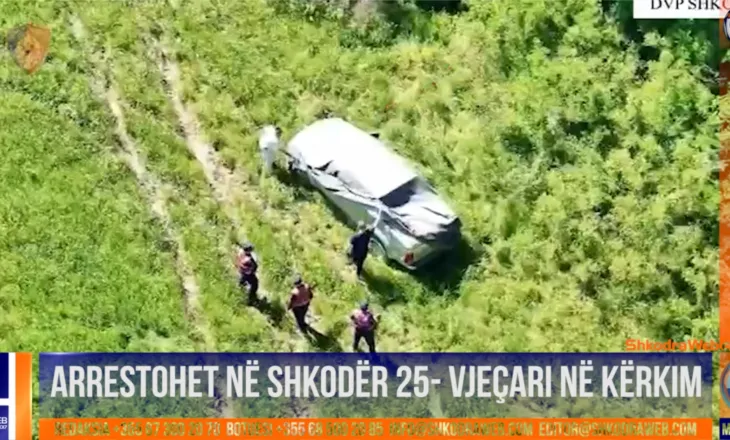 EMRI+VIDEO – Policia e Shkodrës arreston 25- vjeçarin e shpallur në kërkim për vjedhje dhe armëmbajtje pa leje