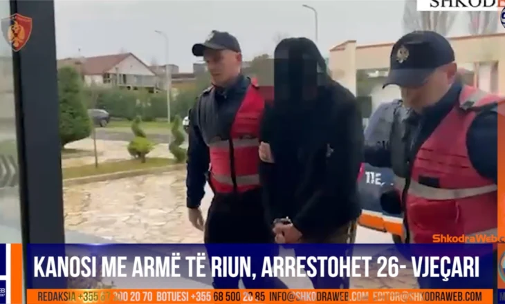 EMRI+VIDEO – Qëlloi me armë zjarri në ajër duke kanosur një të ri, arrestohet 26- vjeçari në Shkodër…