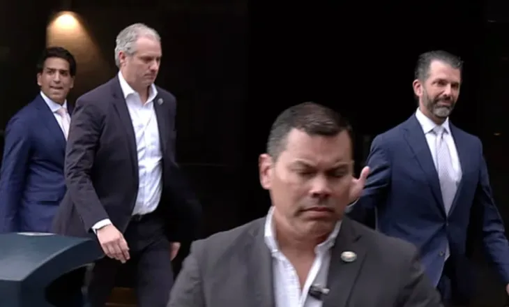 Familja e Presidentit të SHBA hedh sytë nga Gjibraltari, Donald Trump Jr me një autokolonë me xhama të zinj në enklavën e vogël britanike