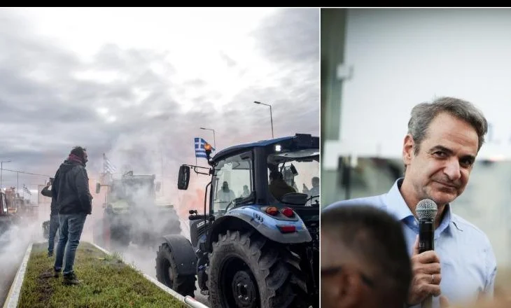Fermerët në Greqi përforcojnë bllokadat, plagosen 4 fermerë dhe 1 polic! Mitsotakis: Jemi për dialog!