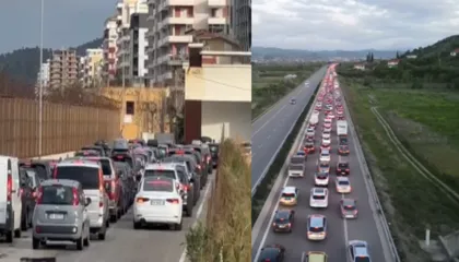 Festa! Gëzimi i rikthimit, stresi i ‘kufijve’ në porte dhe dogana, trafik i rënduar në Elbasan