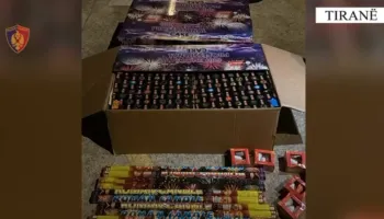 “Fireworks” në Tiranë/ Tregtonte lëndë piroteknike, policia “i fik” planin 22-vjeçarit (VIDEO)