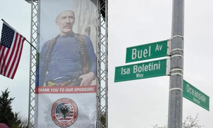 FOTOLAJM / Rruga në Nju-Jork merr emrin “Isa Boletini” me rastin e 113-vjetorit të Pavarësisë