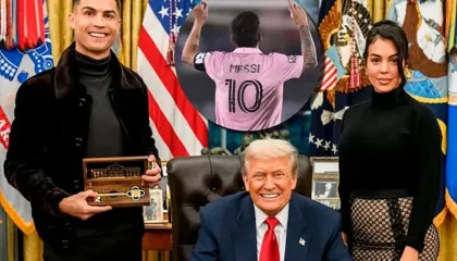 Fraza e fortë e Donald Trump për Ronaldon dhe Messin: “Besoni apo jo…”