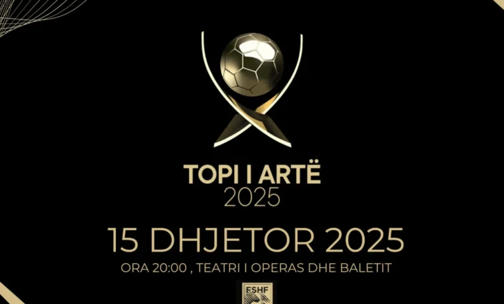 FSHF zbulon se kur dhe ku do të mbahet mbrëmja Gala “Topi i Artë 2025”
