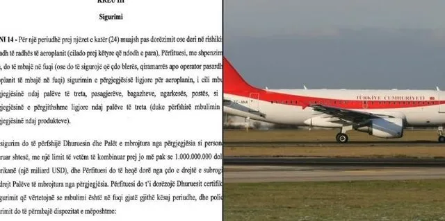 Gazetari nxjerr dokumentet/ Avioni që Erdogan i dha Ramës nuk është falas