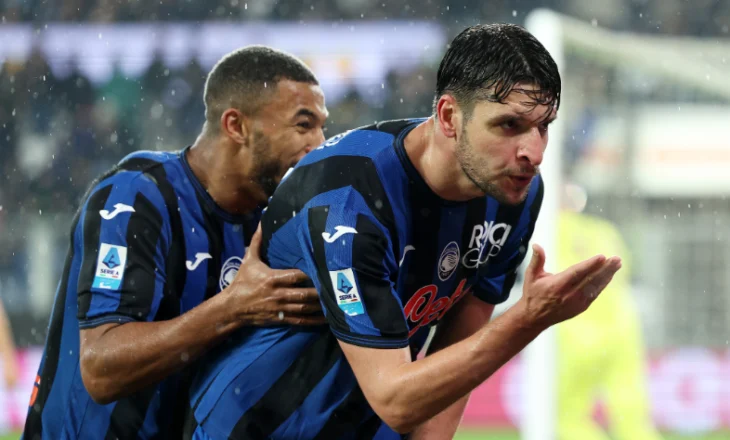 Gjimshiti shënon gol në kualifikimin e Atalantës, vlerësohet me notën më të lartë