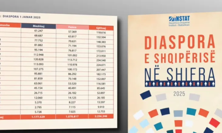 Gjysma e shqiptarëve jashtë/ Të dhënat e Instat, 2.2 milionë jetojnë jashtë territorit, pjesa më e madhe të rinj