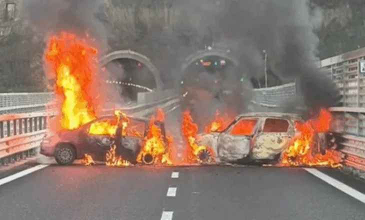 Grabitje si në filma, sulmohet autoblindi në mes të autostradës, vidhen dy milionë euro