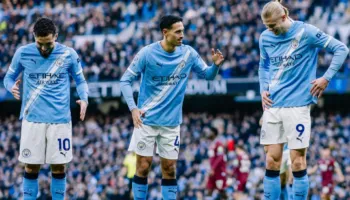 Haaland është “monstër”, City nuk e llogarit West Ham-in. Dy gola për pjesën e parë në “Etihad” (video)