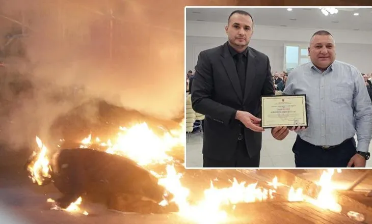 I shpëtoi jetën protestuesit që u dogj nga molotovët e ‘Berishës’, Proda i akordon certifikatë inspektorit të policisë