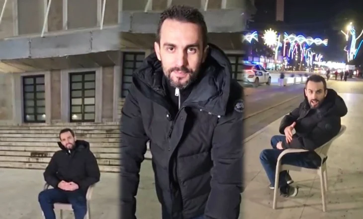 I vetëm në protestë para Kryeministrisë/ Lapaj: Me skandalin e Ballukut, protestat duhet të ishin masive