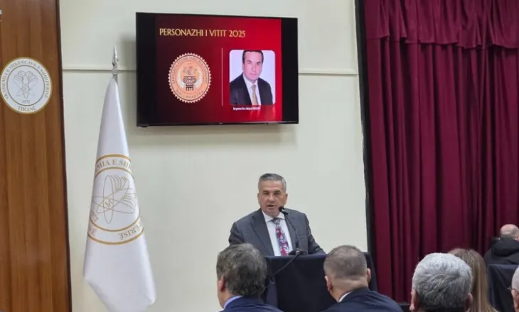 Idajet Beqiri: Në Akademinë e Shkencave u shpall “Personazhi i vitit 2025 për Mallakastrën