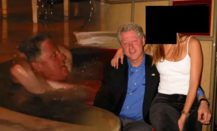 Ish-Presidenti Clinton në pishinë me to, fytyrat e grave të mbuluara, dosja “Epstein” trazon politikën amerikane