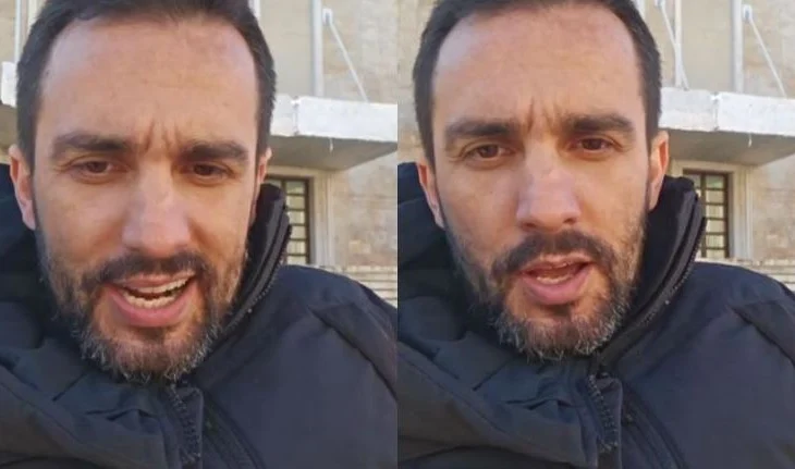 “Ju pres çdo ditë”/ Qëndroi 12 orë rezistent para Kryeministrisë, Lapaj thirrje qytetarëve: Rama duhet ndalur…