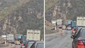 Kaos i përhershëm/ Trafiku që nuk mbaron kurrë në aksin Elbasan-Librazhd