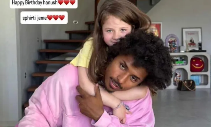 Karim Adeyemi uron në shqip vajzën e Loredanës