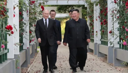 Kim Jong-un mesazh Putinit: Kemi krijuar lidhje gjaku mes Koresë së Veriut dhe Rusinë