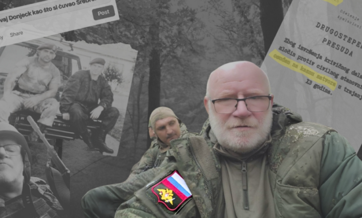 Krimineli serb i luftës në Bosnjë i shpëton dënimit, duke luftuar për Rusinë