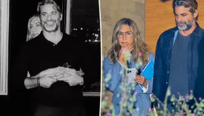 Krishtlindjet e para me Jim Curtis, Jennifer Aniston publikon pamjet nga festa
