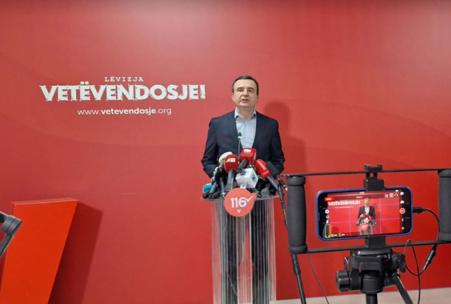 Kurti flet pas fitores: Triumfoi populli i Kosovës, të ecim përpara pa vonesë