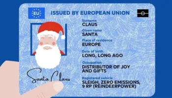 Me një mesazh plot humor, Parlamenti Europian i jep Babagjyshit të Vitit të Ri “identitet europian”