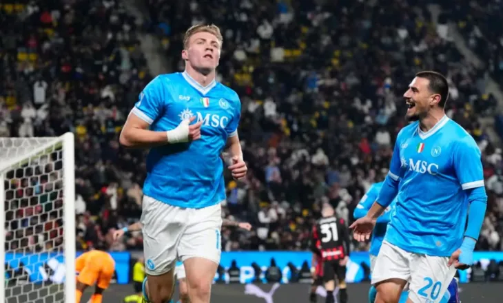 Milani ‘bie’ në Riad, Napoli e mposht 2-0 dhe shkon në finalen e Superkupës së Italisë