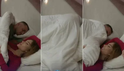 Momente të nxehta në BBVK 4: Eduard Kuçi dhe Bia Khalifa me gjeste të mbuluar me jorgan