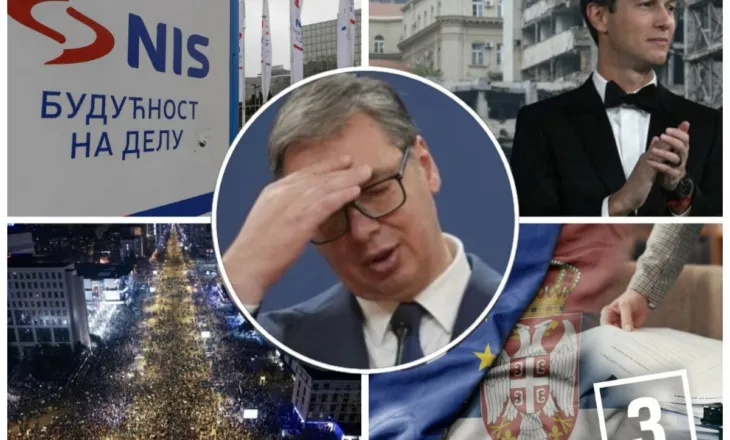 Nga protestat tek ekonomia në rënie të lirë, si i mbijetoi Vuçiçi vitit 2025, ja goditjet e njëpasnjëshme që mori