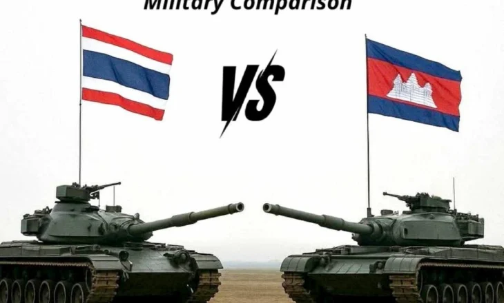 Nga tanket te avionët, si krahasohen ushtritë e Kamboxhias dhe Tajlandës